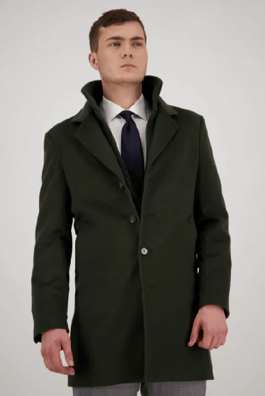 Smart Outerwear JARED REMOVABLE COLLAR COAT