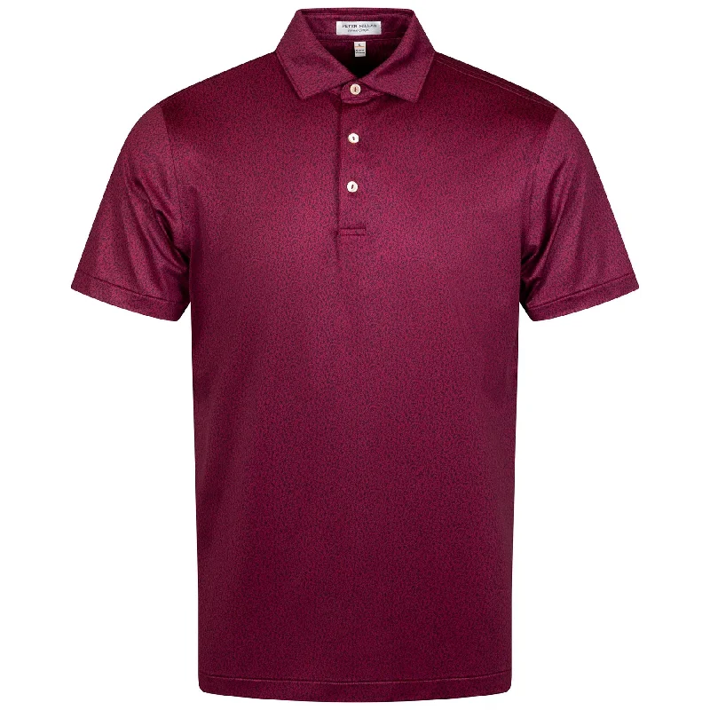 Flexible Wear Beer Garden Performance Jersey Polo Pomegranate - AW24