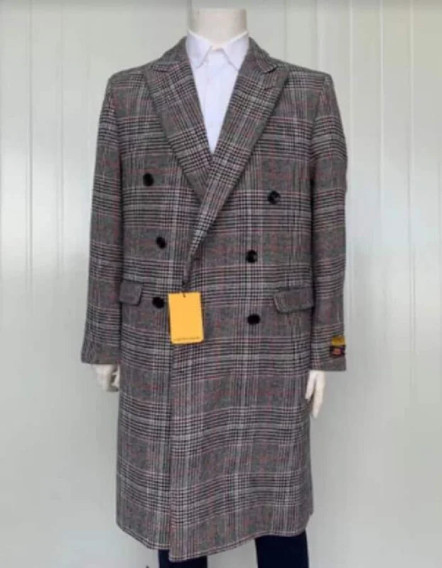 Outdoor Essentials Mens Overcoat - Topcoat For Men - Winter Fabric - Mens Full Length Wool and Cashmere Overcoat - Winter Topcoats - Multi Coat Outdoor Essentials Mens Overcoat - Topcoat For Men - Winter Fabric - Mens Full Length Wool and Cashmere Overcoat - Winter Topcoats - Multi Coat