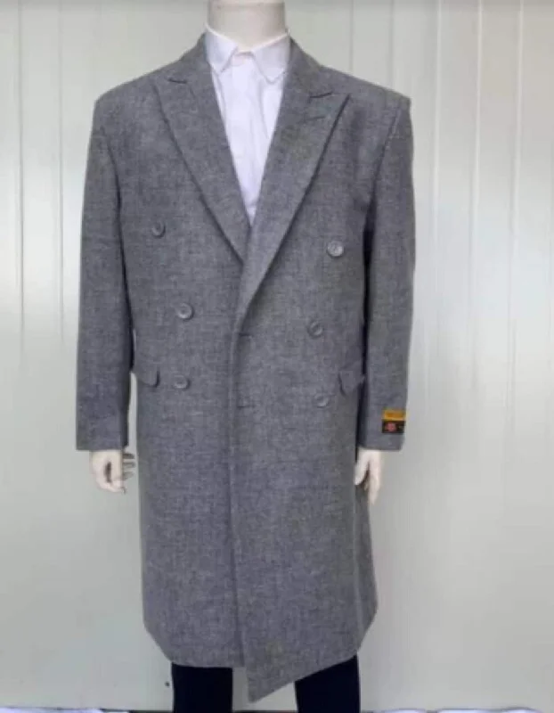 Urban Look Mens Overcoat - Topcoat For Men - Winter Fabric - Mens Cashmere Blend Gray Coat Full length - Cashmere Overcoat Urban Look Mens Overcoat - Topcoat For Men - Winter Fabric - Mens Cashmere Blend Gray Coat Full length - Cashmere Overcoat