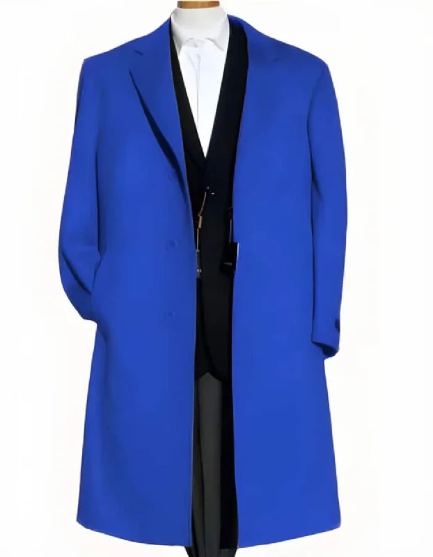 Stylish Layers Mens Overcoat - Topcoat For Men - Winter Fabric - Soft Finest Grade Of Cashmere & Wool Royal Blue Overcoat ~ Long men's Dress Topcoat - Winter coat Stylish Layers Mens Overcoat - Topcoat For Men - Winter Fabric - Soft Finest Grade Of Cashmere & Wool Royal Blue Overcoat ~ Long men's Dress Topcoat - Winter coat