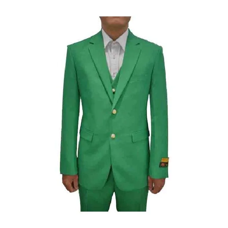 Modern Hoodies Alberto Nardoni Two Button Suit Overcoat In Augusta Green