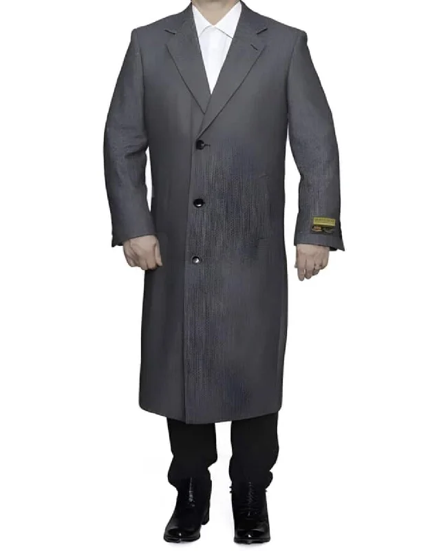 Relaxed Denim Mens Overcoat - Topcoat For Men - Winter Fabric - Three Button Full Length Wool Herringbone Ankle length Gray Overcoat ~ Long men's Dress Topcoat - Winter coat Relaxed Denim Mens Overcoat - Topcoat For Men - Winter Fabric - Three Button Full Length Wool Herringbone Ankle length Gray Overcoat ~ Long men's Dress Topcoat - Winter coat