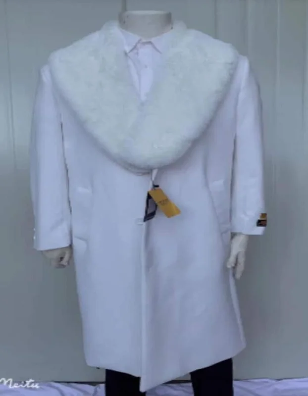 Effortless Comfort Mens Overcoat - Topcoat For Men - Winter Fabric - Mens Cashmere Blend White Coat Full length - Cashmere Overcoat Effortless Comfort Mens Overcoat - Topcoat For Men - Winter Fabric - Mens Cashmere Blend White Coat Full length - Cashmere Overcoat