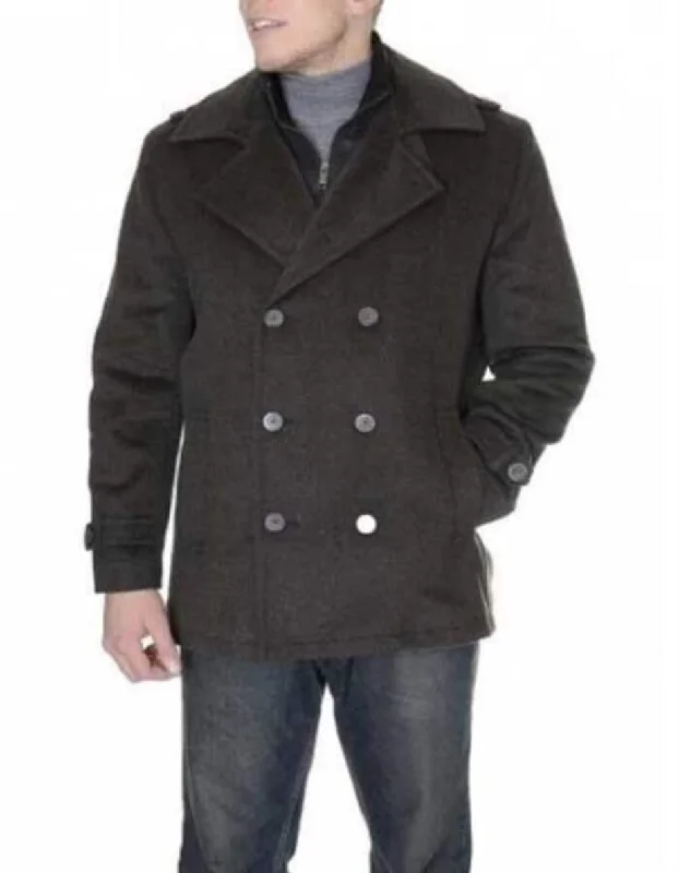 Cozy Basics Mens Overcoat - Topcoat For Men - Winter Fabric - Six Button Closure Double Breasted men's 1930s Overcoat Cozy Basics Mens Overcoat - Topcoat For Men - Winter Fabric - Six Button Closure Double Breasted men's 1930s Overcoat