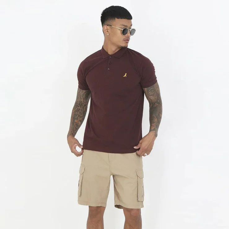Cool Casuals BS - Men 'Burgundy' Housemark Slim Fit Polo BS75