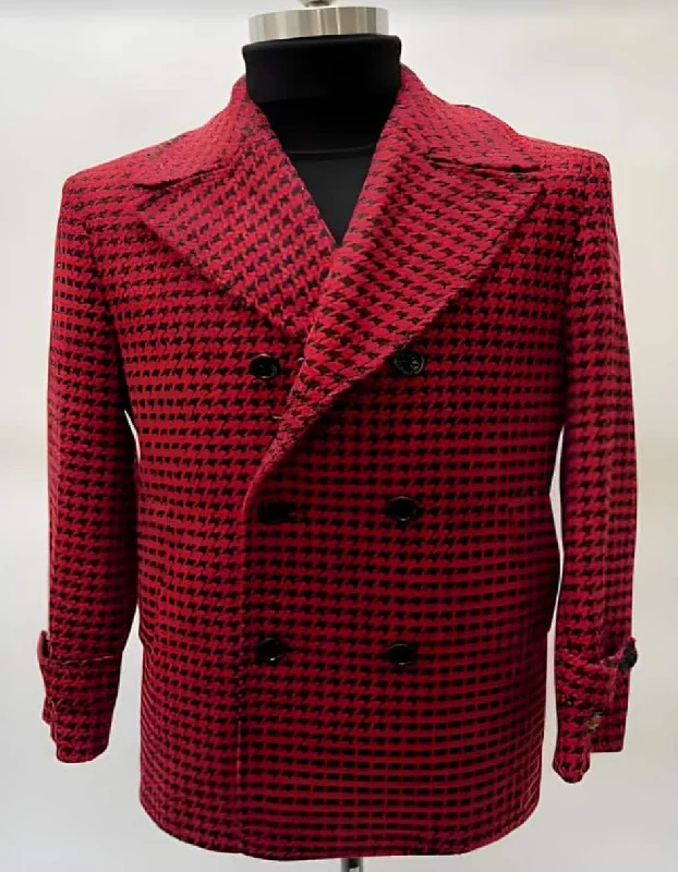 Trendy Apparel Mens Overcoat - Topcoat For Men - Winter Fabric - Red Overcoat - Red Peacoat- Red Wool Trench Coat Trendy Apparel Mens Overcoat - Topcoat For Men - Winter Fabric - Red Overcoat - Red Peacoat- Red Wool Trench Coat
