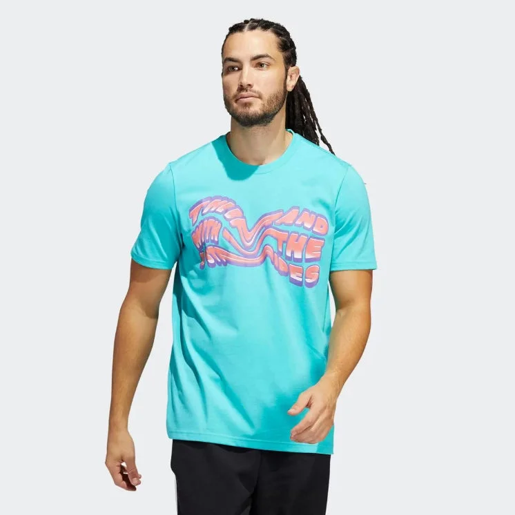 Sporty Wardrobe AD - Men 'Turquoise Blue' M Heat Verb Gt T-Shirt AD61