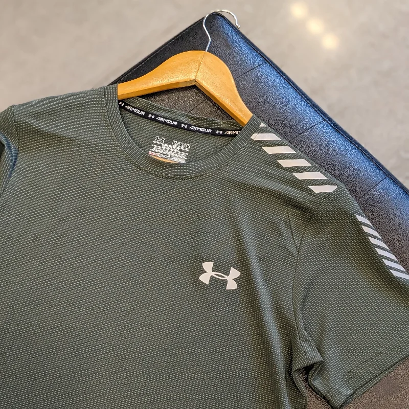 Cozy Basics UN - Men 'Dark Green' Short Sleeve Dry Fit T-Shirt SP03
