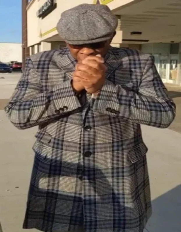 Comfortable Shirts Mens Overcoat - Topcoat For Men - Winter Fabric - Houndstooth Overcoat - With Blue Plaid Pattern Coat - Wool Fabric Topcoat Comfortable Shirts Mens Overcoat - Topcoat For Men - Winter Fabric - Houndstooth Overcoat - With Blue Plaid Pattern Coat - Wool Fabric Topcoat