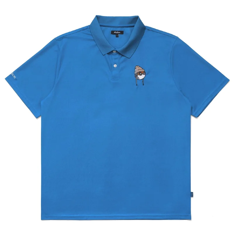 Comfy Suits Glacier Buckets Performance Pique Polo Royal - AW24