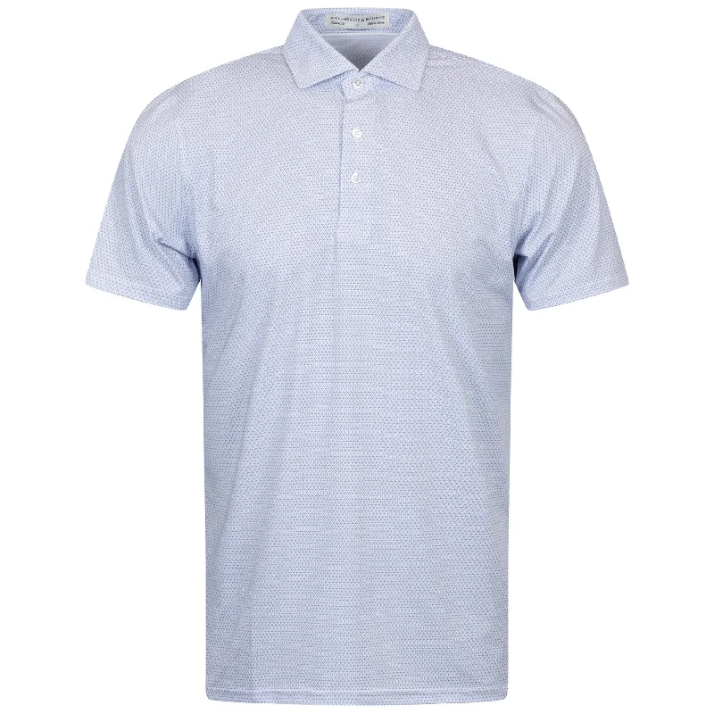 Sporty Trends The Carson Polo White/Aberdeen Blue - AW24