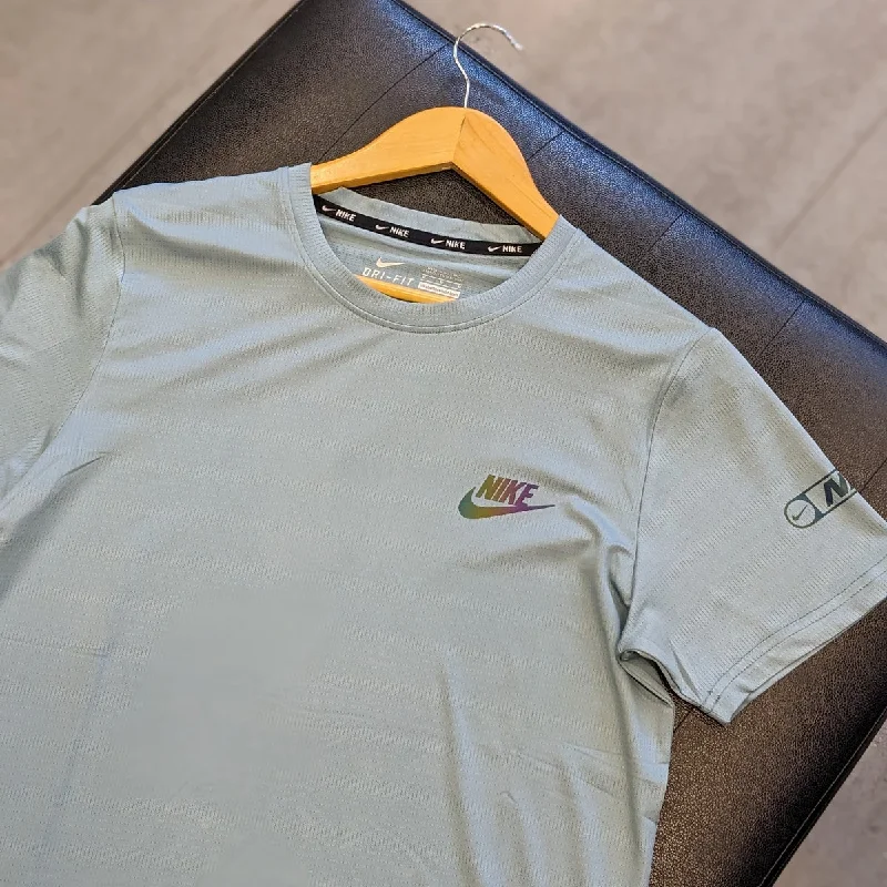 Comfortable Knitwear NK - Men 'Light Cyan' Short Sleeve Dry Fit T-Shirt SP14