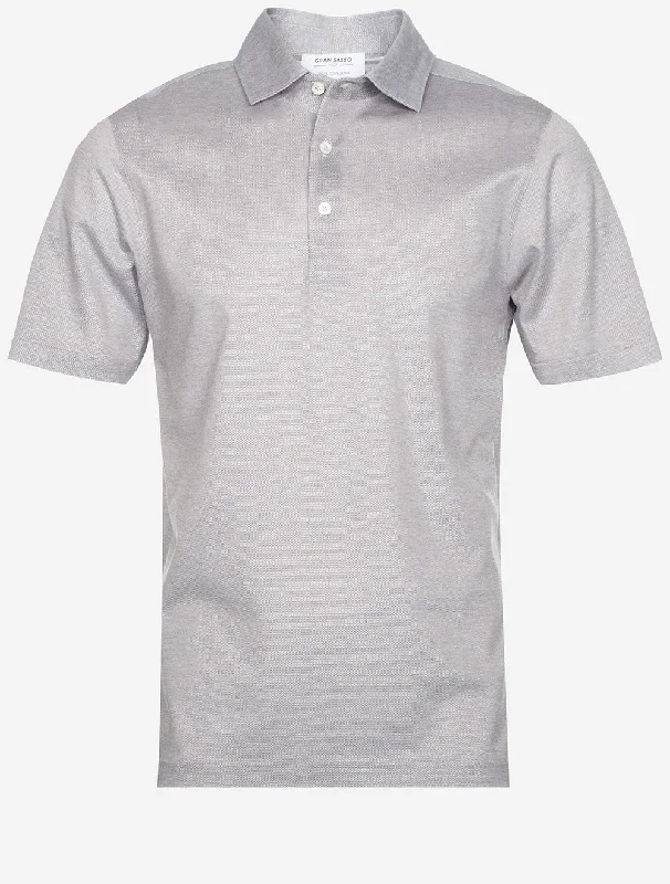 Comfy Sweaters 3 button Polo Shirt Taupe