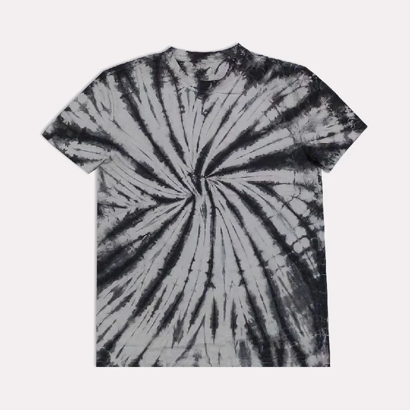 Comfy Hoodies AR - Men 'Black & White' Tie-Dye Graphic Short Sleeve T-Shirt AR213