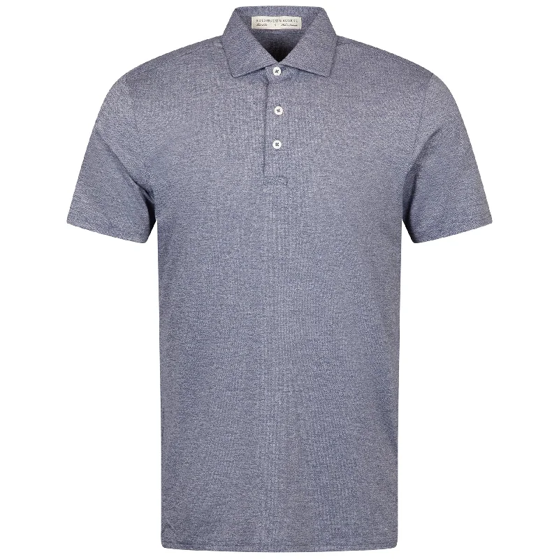 Everyday Comfort The Bradley Polo Heathered Navy - AW24