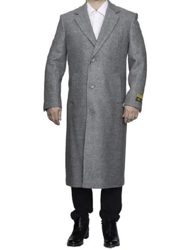 Versatile Knitwear Mens Overcoat - Topcoat For Men - Winter Fabric - Light Grey Big and Tall Large Man ~ Plus Size Three Button Overcoat Long men's Dress Topcoat - Winter coat 4XL 5XL 6XL Versatile Knitwear Mens Overcoat - Topcoat For Men - Winter Fabric - Light Grey Big and Tall Large Man ~ Plus Size Three Button Overcoat Long men's Dress Topcoat - Winter coat 4XL 5XL 6XL