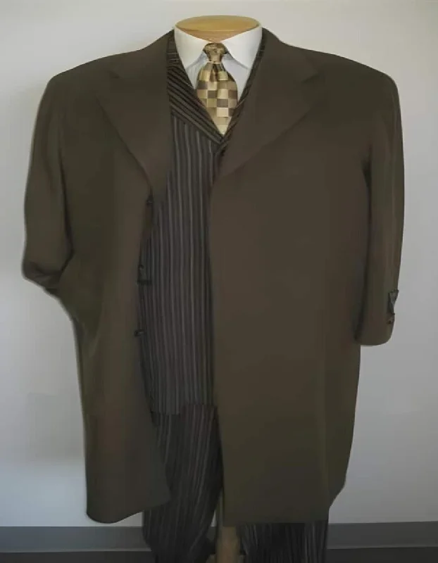 Smart Tops Mens Overcoat - Topcoat For Men - Winter Fabric - Ankle length Chocolate Coco Chocolate brown (CoCo) men's overcoats Wool fabric Blend Three buttons Fully Lined Smart Tops Mens Overcoat - Topcoat For Men - Winter Fabric - Ankle length Chocolate Coco Chocolate brown (CoCo) men's overcoats Wool fabric Blend Three buttons Fully Lined