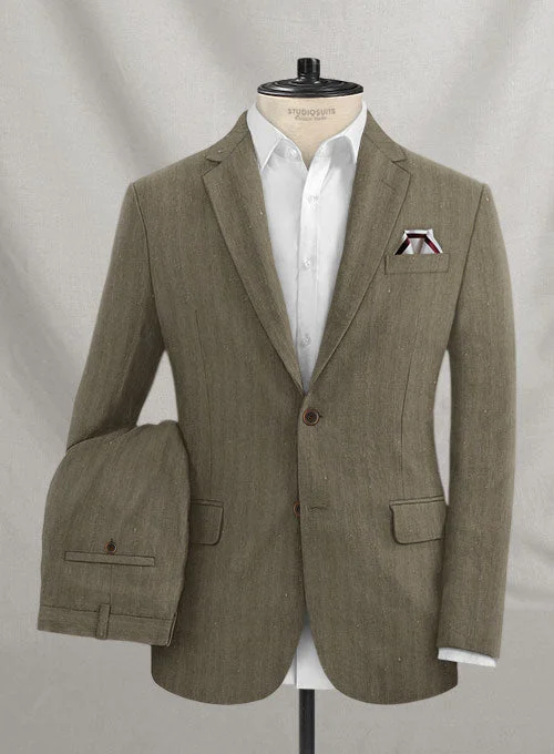 Trendy Outerwear Solbiati Linen Wool Erardo Suit