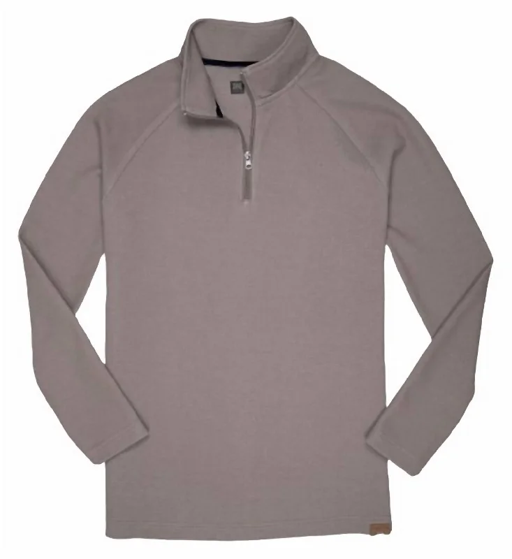 Athletic Gear Men's Hoyt Quarter Zip Sweater In Root