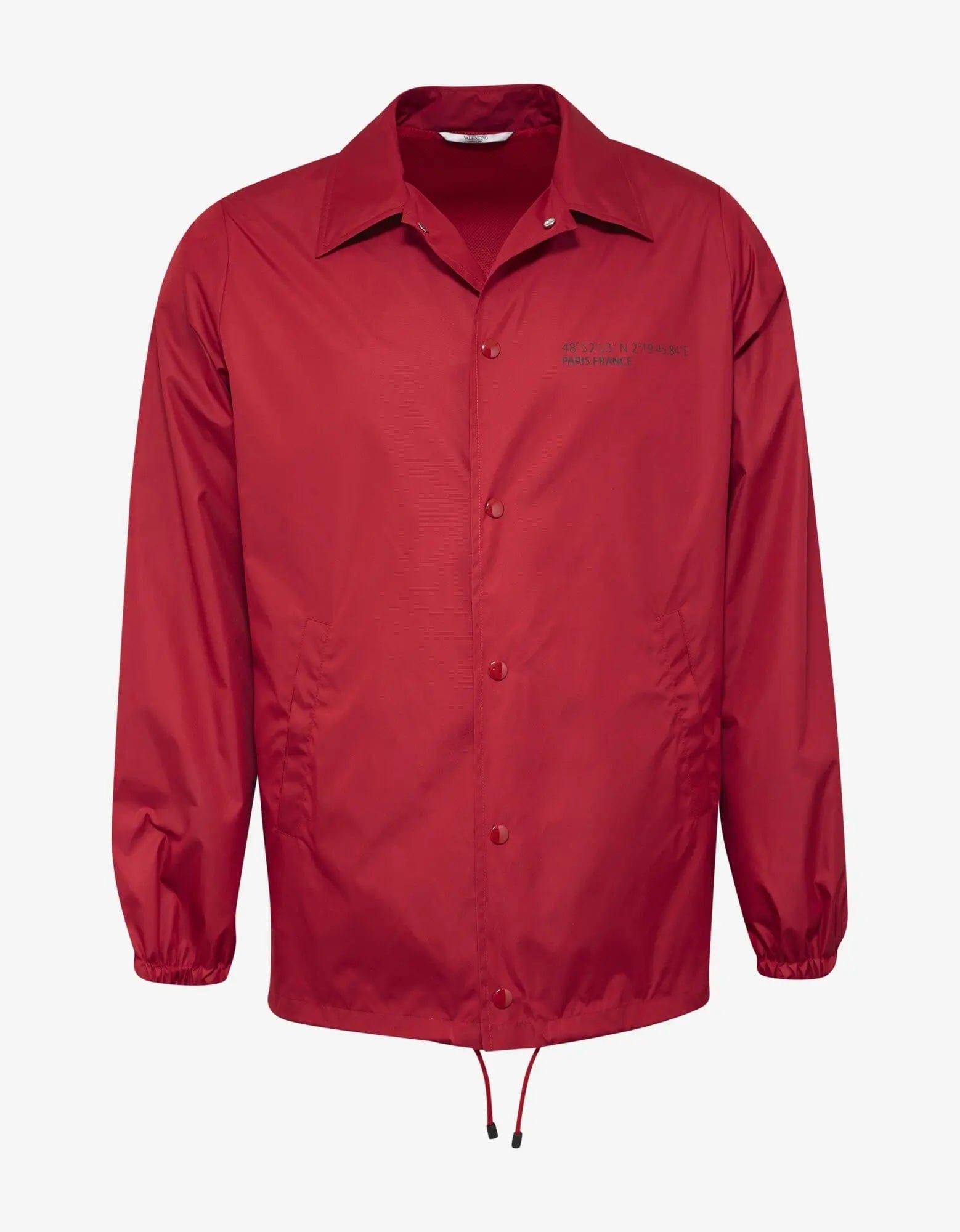 Everyday Comfort Valentino Garavani Red 'Anywhen' Print Coach Jacket