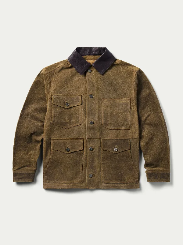 Relaxed Fits Leather Mesquite Brush Jacket