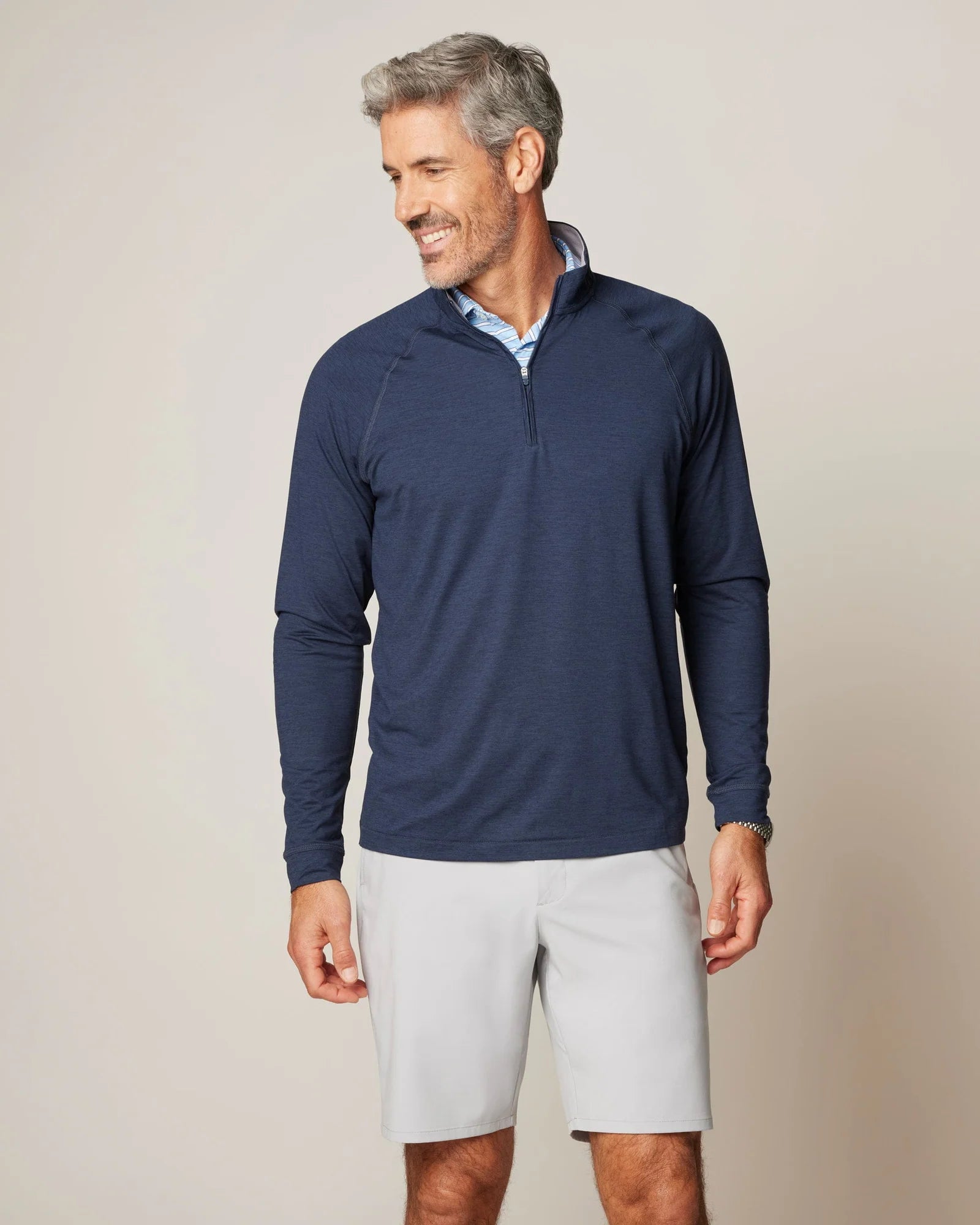 Comfy Suits Johnnie-O Freeborne Prep-Formance Pullover Sweater - Wake*