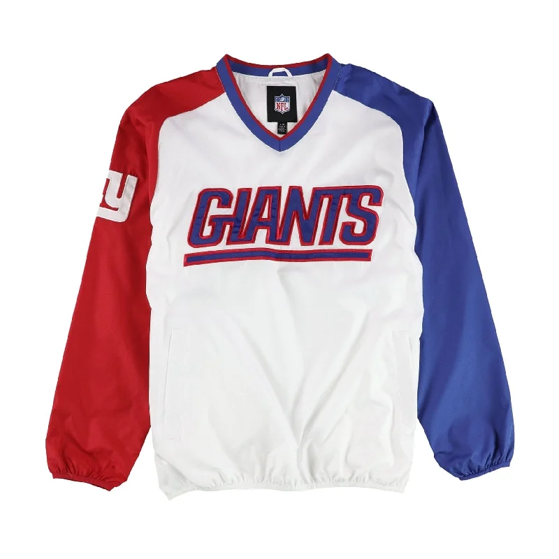 Simple Apparel G-III Sports Mens New York Giants Windbreaker Jacket, White, Large