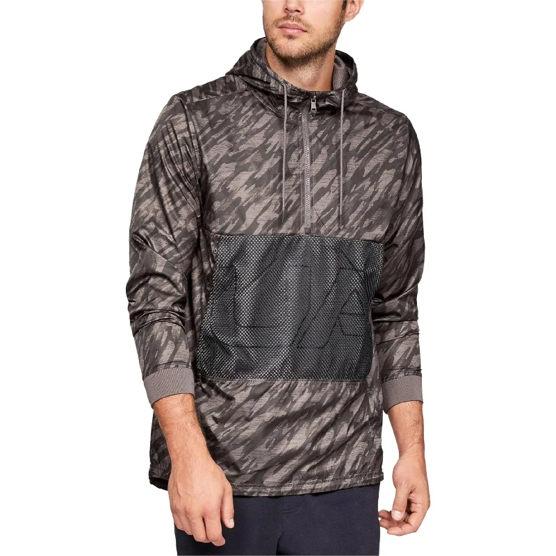 Relaxed Looks Under Armour Mens Camo-Print Windbreaker Jacket
