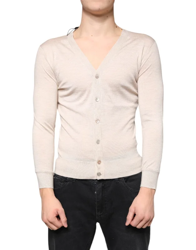 Comfy Suits Dolce & Gabbana Cashmere Button Down Cardigan Men's Sweater