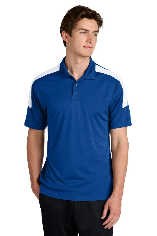 Comfy Hoodies Sport-Tek Mens Moisture Wicking Competitor United Short Sleeve Polo Shirt - True Royal Blue/White Comfy Hoodies Sport-Tek Mens Moisture Wicking Competitor United Short Sleeve Polo Shirt - True Royal Blue/White