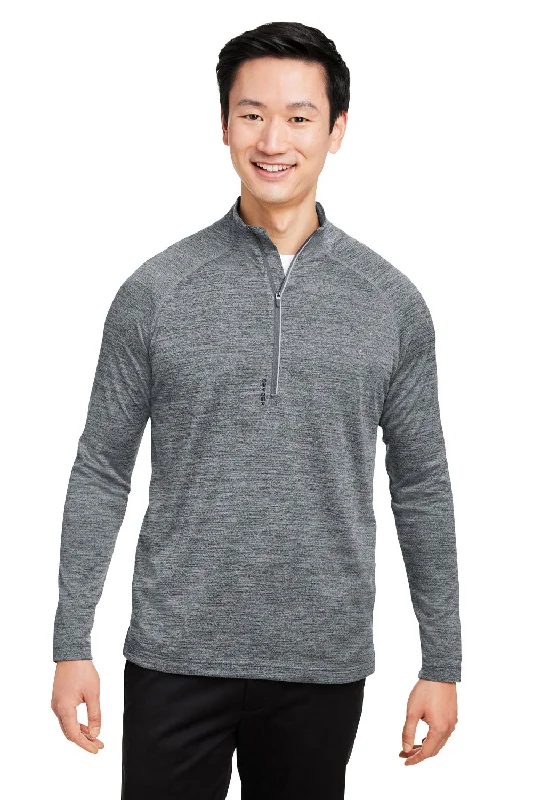 Comfortable Wearables Spyder Mens Mission 1/4 Zip Sweatshirt w/ Pockets - Polar Grey Comfortable Wearables Spyder Mens Mission 1/4 Zip Sweatshirt w/ Pockets - Polar Grey