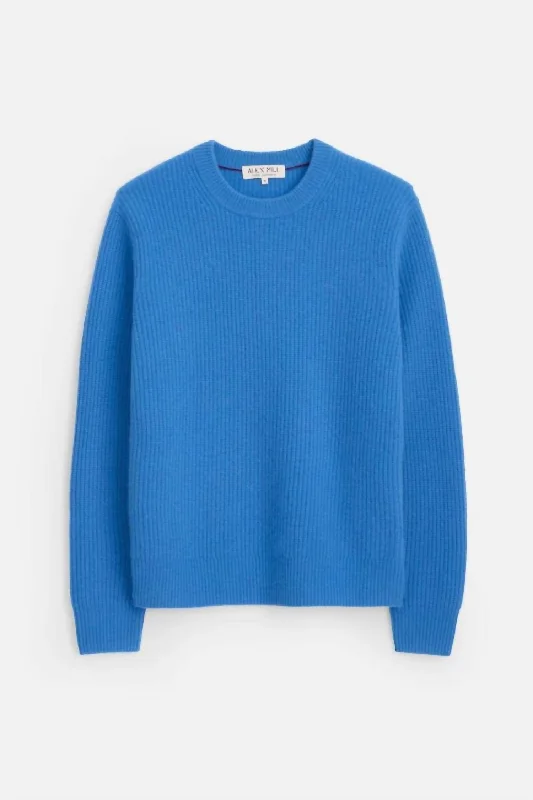 Simple Apparel Jordan Sweater In French Blue