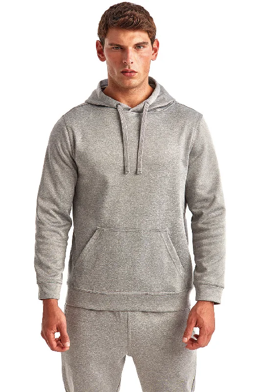 Cool Jackets TriDri Mens Moisture Wicking Hooded Sweatshirt Hoodie w/ Pouch Pocket - Grey Melange - Closeout Cool Jackets TriDri Mens Moisture Wicking Hooded Sweatshirt Hoodie w/ Pouch Pocket - Grey Melange - Closeout