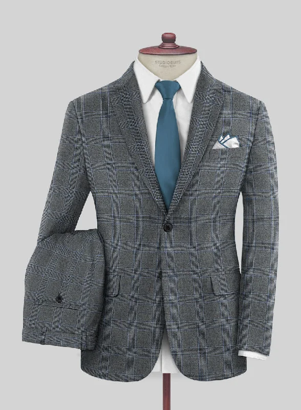 Comfortable Sweatshirts Caccioppoli Fina Gray Wool Suit