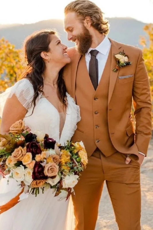 Sporty Wardrobe Men's Premium Rust Three Piece Suit Formal Wedding Rust Suit Dinner Suit Slim Fit Suit Rust Elegant Gift For Him Sporty Wardrobe Men's Premium Rust Three Piece Suit Formal Wedding Rust Suit Dinner Suit Slim Fit Suit Rust Elegant Gift For Him