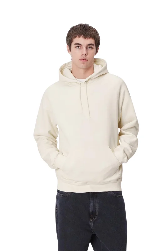 Lightweight Apparel Hooded Chase Sweatshirt in Wax