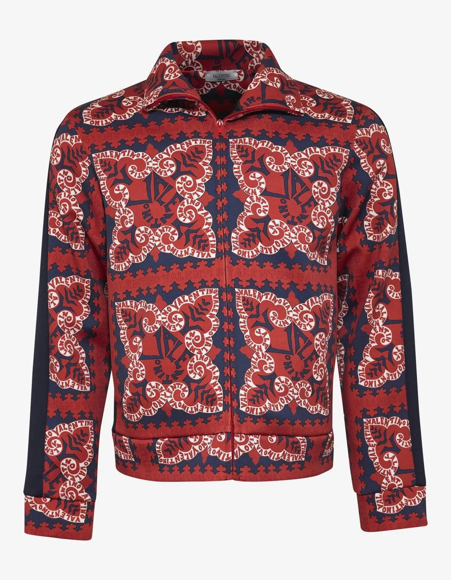 Relaxed Looks Valentino Garavani Red Mini Bandana Print Jacket