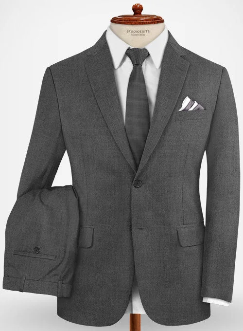 Premium Jackets Lanificio Zegna Traveller Gray Wool Suit