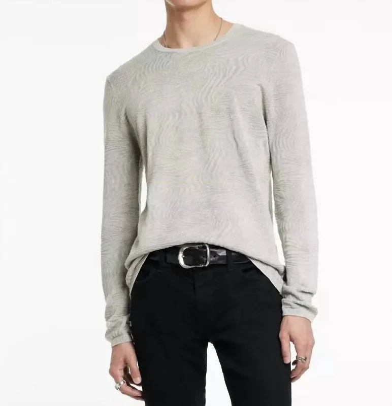 Smart Outfits Mercer Crew Sweater In Grey