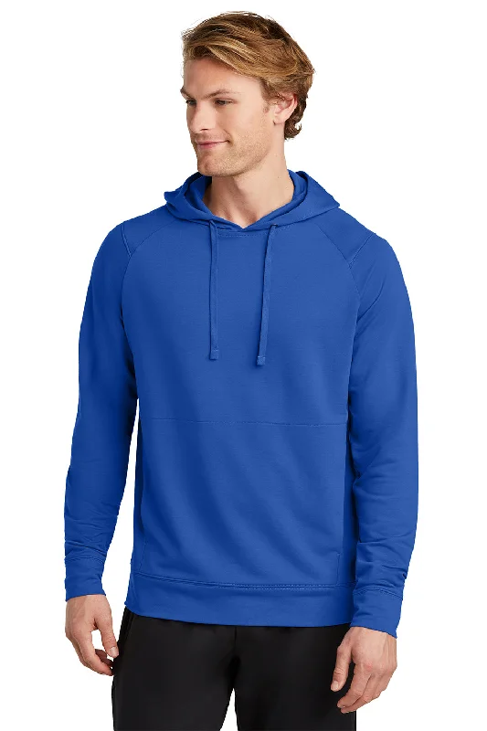 Active Tops Sport-Tek Mens Flex Fleece Moisture Wicking Hooded Sweatshirt Hoodie w/ Pockets - True Royal Blue Active Tops Sport-Tek Mens Flex Fleece Moisture Wicking Hooded Sweatshirt Hoodie w/ Pockets - True Royal Blue