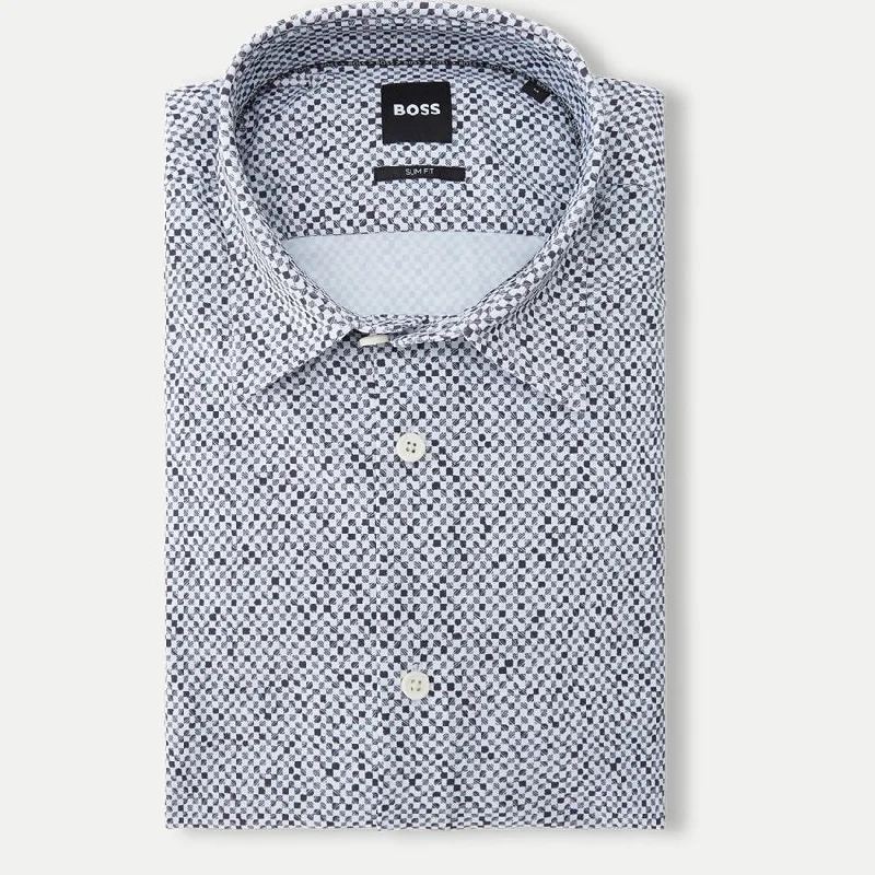 Simple Outfits Roan Kent Slim-Fit Shirt in Printed Performance Stretch 50508802