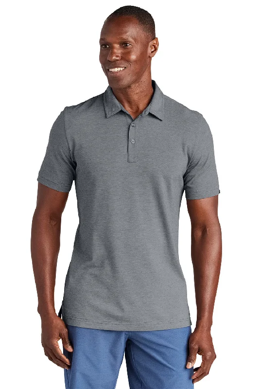 Lightweight T-shirts TravisMathew Mens Sunnyvale Wrinkle Resistant Short Sleeve Polo Shirt - Heather Dark Grey Lightweight T-shirts TravisMathew Mens Sunnyvale Wrinkle Resistant Short Sleeve Polo Shirt - Heather Dark Grey