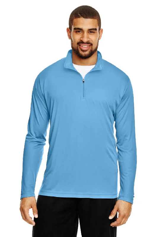 Casual Sneakers Team 365 Mens Zone Performance Moisture Wicking 1/4 Zip Sweatshirt - Light Blue Casual Sneakers Team 365 Mens Zone Performance Moisture Wicking 1/4 Zip Sweatshirt - Light Blue
