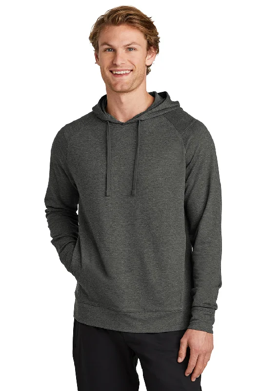 Warm Wear Sport-Tek Mens Flex Fleece Moisture Wicking Hooded Sweatshirt Hoodie w/ Pockets - Heather Dark Grey Warm Wear Sport-Tek Mens Flex Fleece Moisture Wicking Hooded Sweatshirt Hoodie w/ Pockets - Heather Dark Grey
