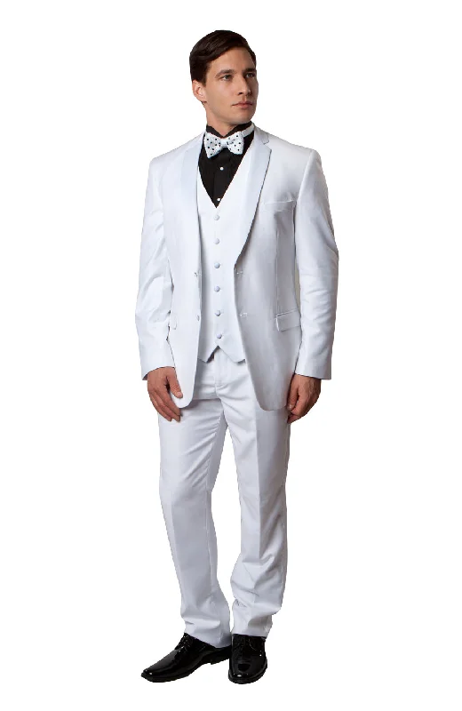 Comfortable Hoodies Solid Notch Lapel Tuxedo Solid Slim Fit Prom Tuxedos For Men