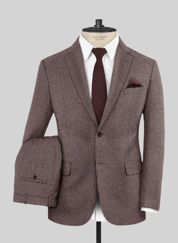 Simple Comfort Reda Flexo Mauve Wool Suit