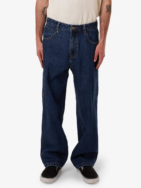 Stylish Tops Big Slacker Denim Jean - Rinsed Ink