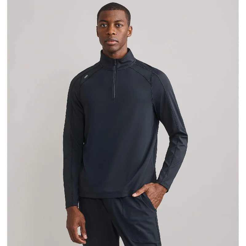 Everyday Jackets Rhone Men's Rise 1/4 Zip Pullover Sweater - Black