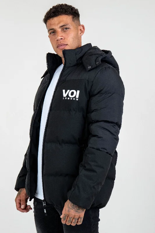Weekend Wear Downsbury Puffer Jacket - Black